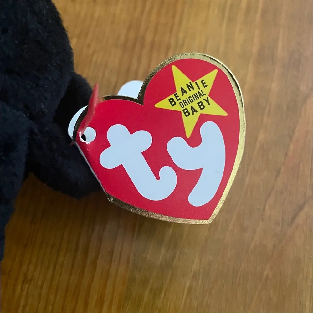 Ty NWT Black Velvet beanie baby